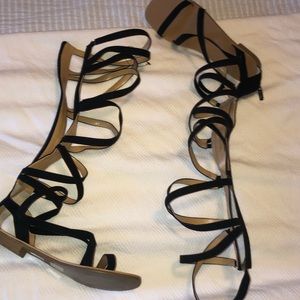 Express High Knee Gladiator Sandals